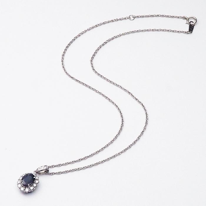 音羽屋□ ジュエリーマキ JEWELRY MAKI サファイア/1.41ct ダイヤ/0.52