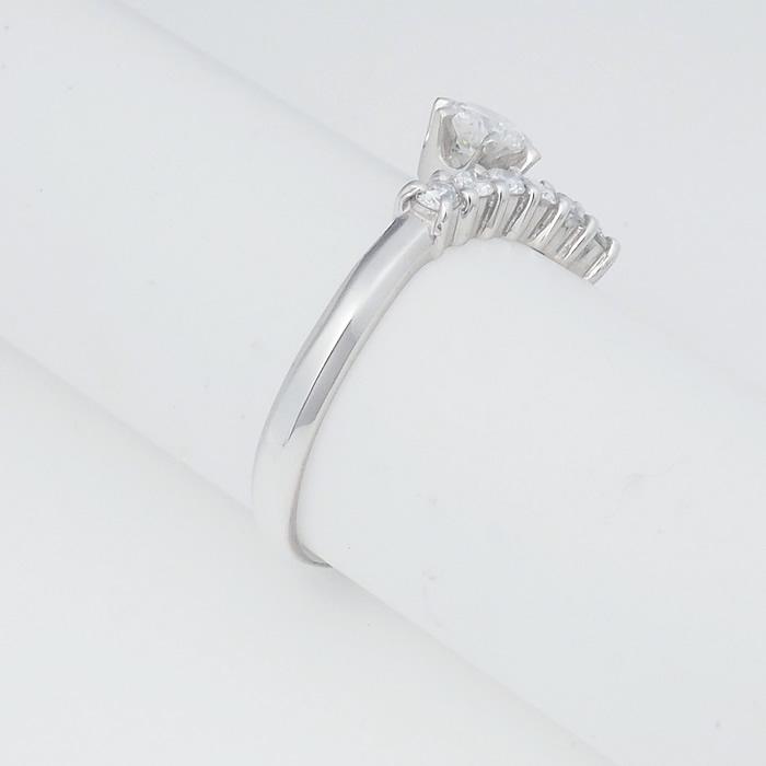 音羽屋□ ダイヤモンド/0.47ct Pt900 デザイン リング 13号 仕上済  