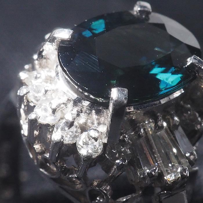 音羽屋□ ジュエリーマキ JEWELRY MAKI サファイア/1.59ct ダイヤ/0.36