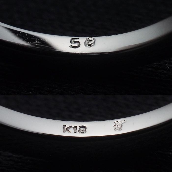 音羽屋□ フォリフォリ Folli Follie ダイヤモンド/0.10ct K18WG 
