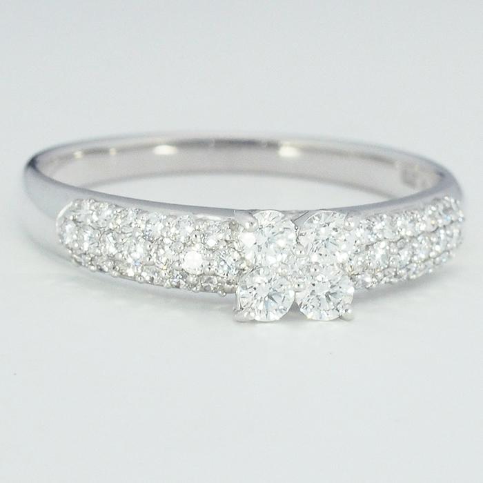 音羽屋□ ポンテヴェキオ Ponte Vecchio ダイヤモンド/0.70ct K18WG 