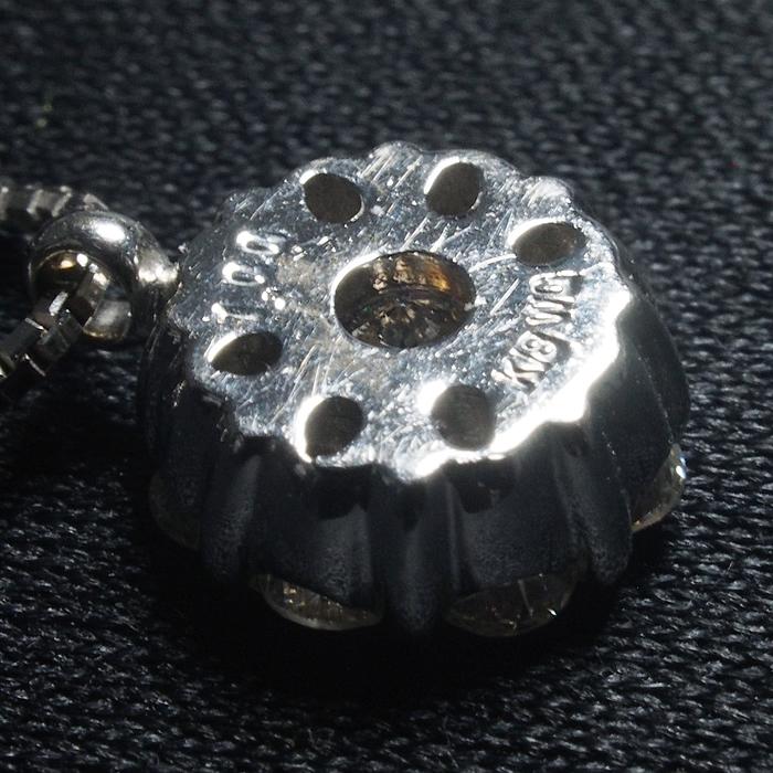 音羽屋□ ダイヤモンド/1.00ct K18WG デザイン ネックレス 仕上済 