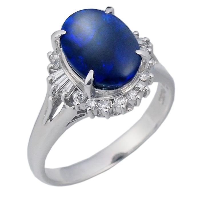 音羽屋□ ジュエリーマキ JEWELRY MAKI ブラックオパール/1.68ct 