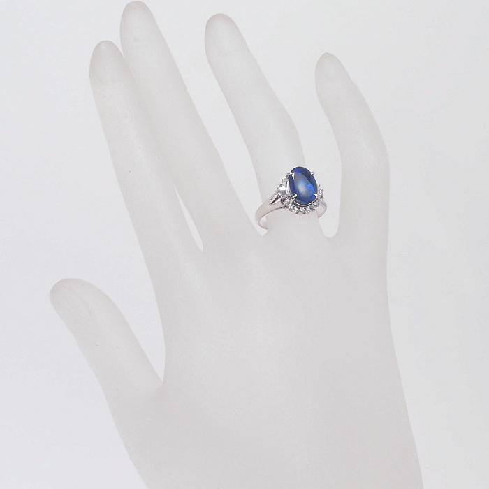 音羽屋□ ジュエリーマキ JEWELRY MAKI ブラックオパール/1.68ct 