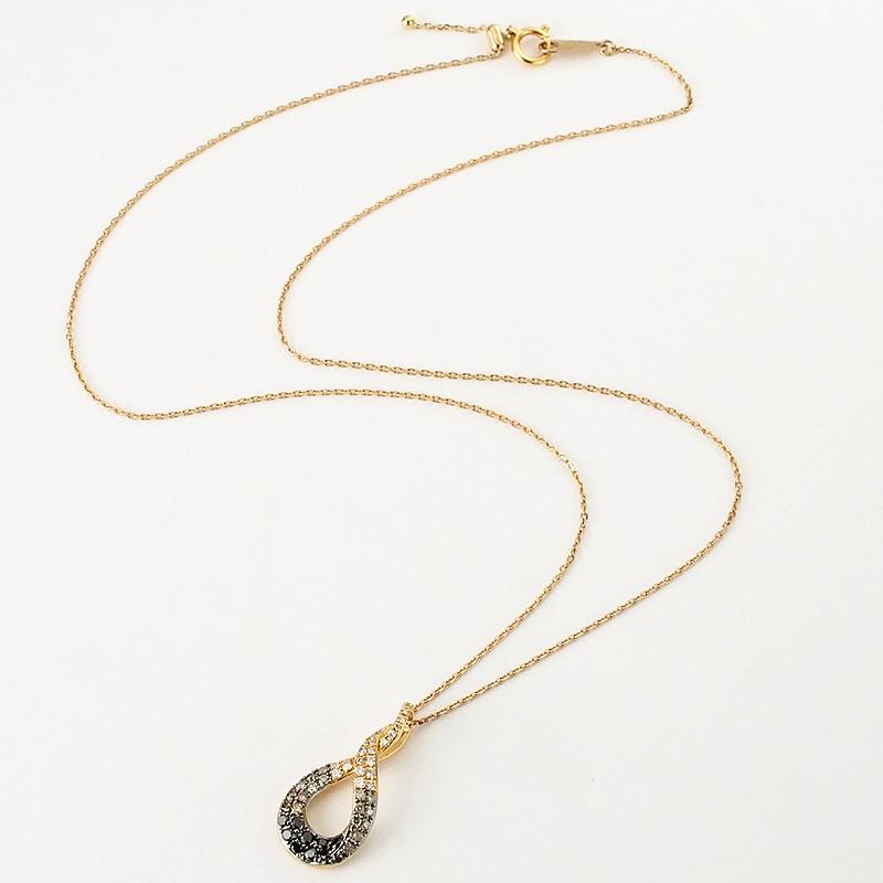 音羽屋□ ブラックダイヤ/0.14ct/0.19ct/0.24ct K18PG デザイン