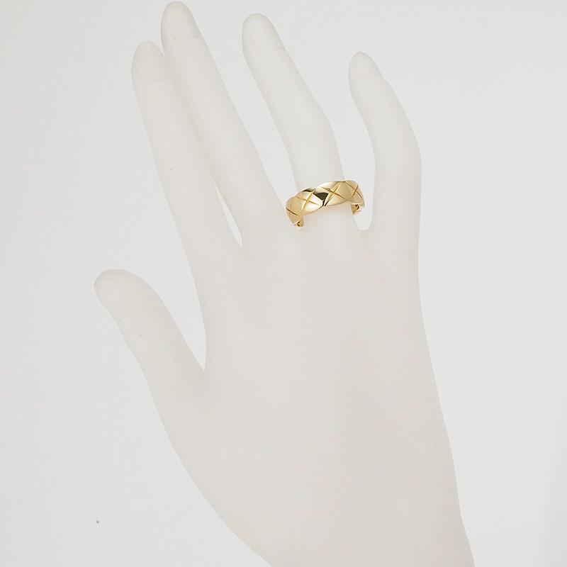 音羽屋□ シャネル CHANEL ココクラッシュ リング 14号 K18【中古