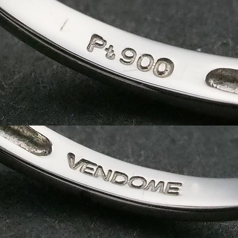 音羽屋□ ヴァンドーム青山 VENDOME AOYAMA ダイヤモンド Pt900 ハート