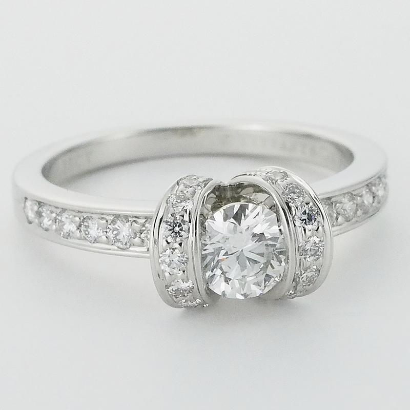 音羽屋□ ティファニー TIFFANY&Co. H/VS2 ダイヤモンド/0.38ct Pt950 