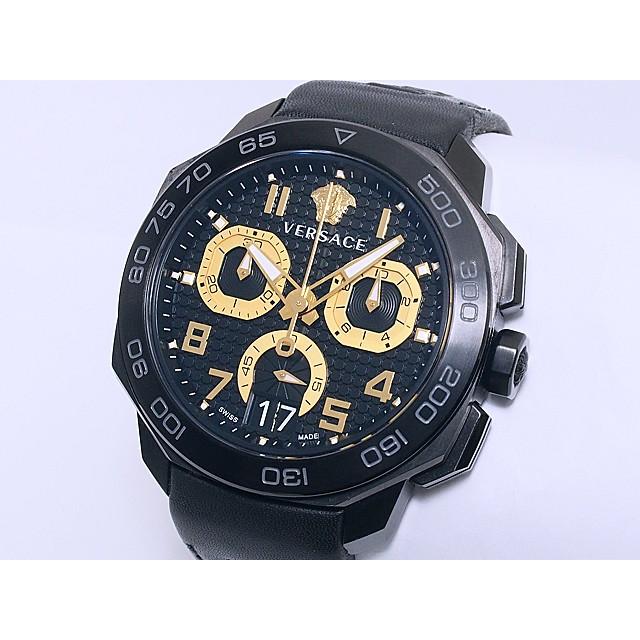 音羽屋□ ヴェルサーチ VERSACE ディロス クロノグラフ デイト  