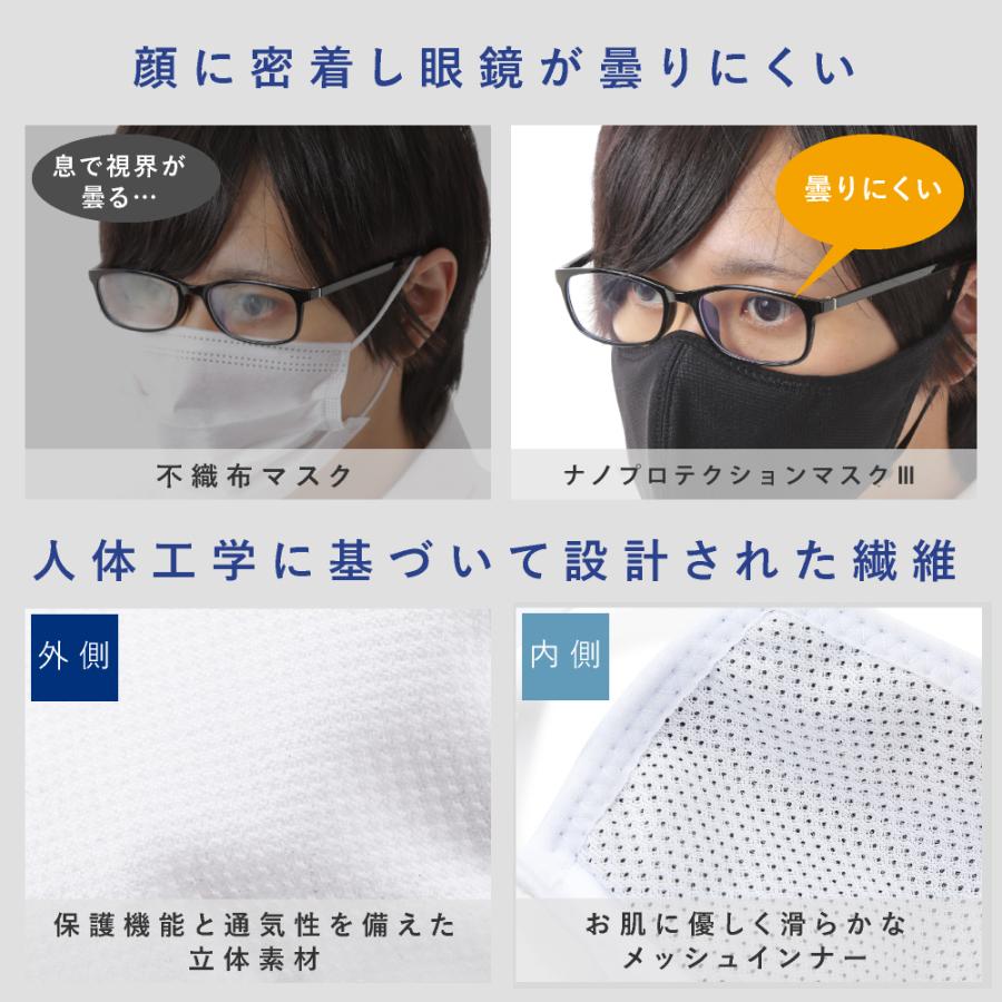 送料無料 ナノプロテクションマスク2 マスク 洗える 超微細なホコリや細菌を遮断 花粉 カット Pm2 5 メガネが曇りにくい 耳が痛くならない Ahoka O T Pオンラインストア 通販 Yahoo ショッピング