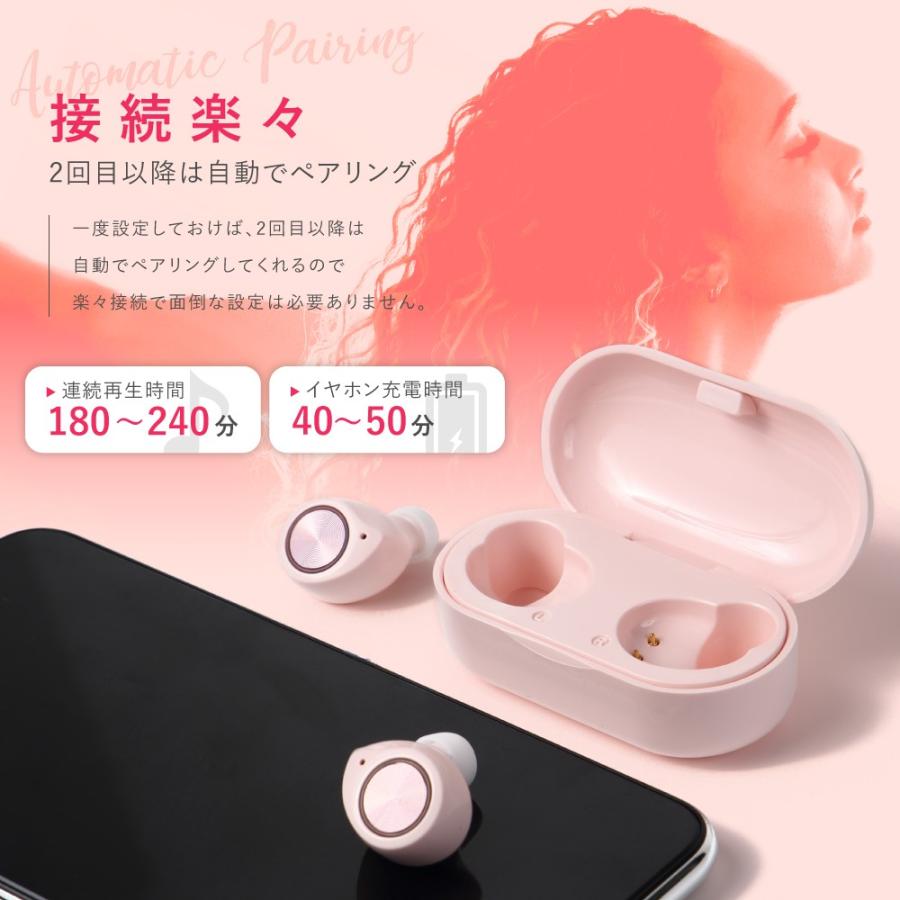 Bluetooth イヤホン ワイヤレス 完全独立型 カナル マイク付き かわいい 女性 プレゼント かわいい ピンク ホワイト イエロー グリーン Tw60 Tw60 O T Pオンラインストア 通販 Yahoo ショッピング