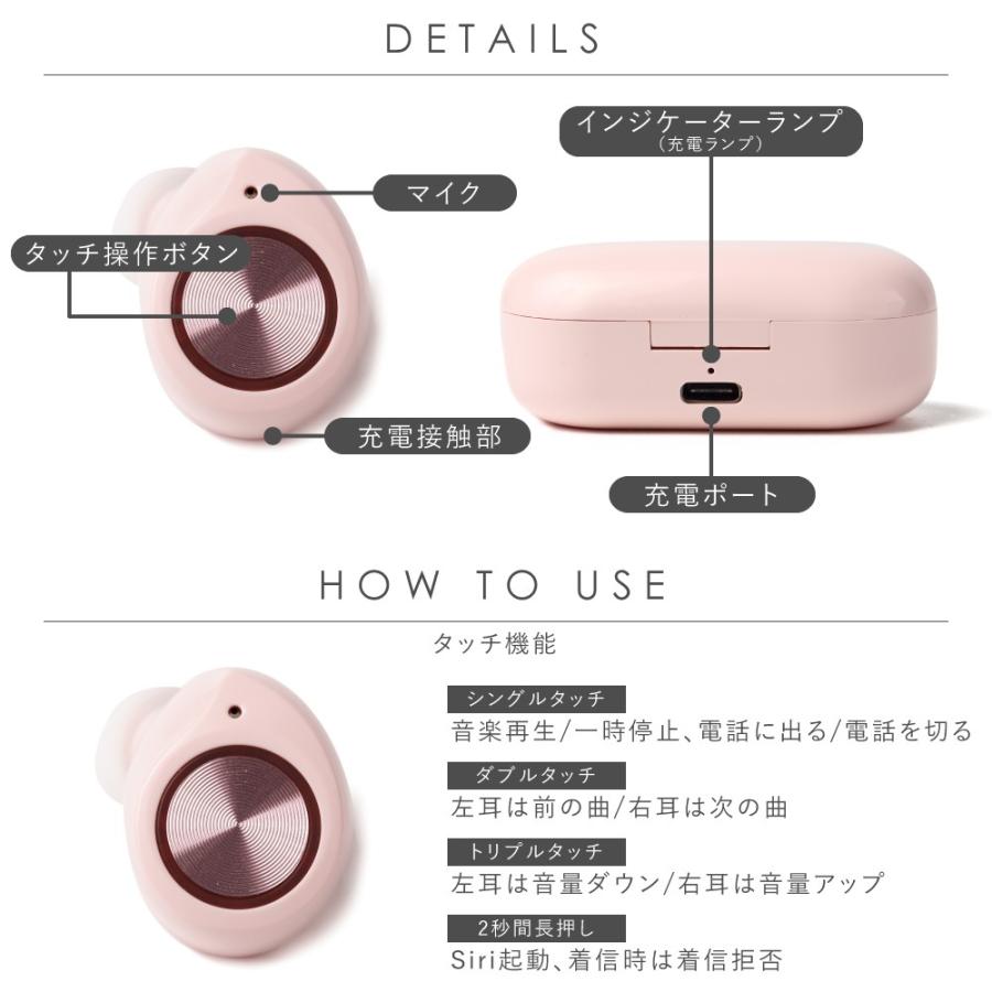 Bluetooth イヤホン ワイヤレス 完全独立型 カナル マイク付き かわいい 女性 プレゼント かわいい ピンク ホワイト イエロー グリーン Tw60 Tw60 O T Pオンラインストア 通販 Yahoo ショッピング