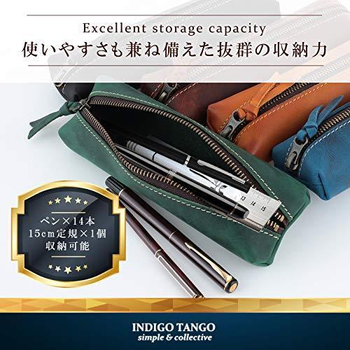 Indigo Tango ペンケース 筆箱 おしゃれ 高級 軽量 スリム シンプル 大容量 メンズ 男性 革 本革 牛革 レザー ギフト プレゼント S オリオンtimesストアyahoo 店 通販 Yahoo ショッピング