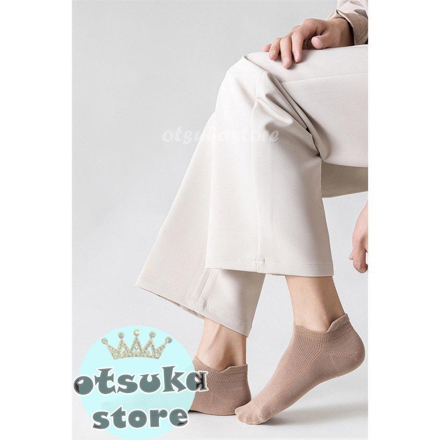 ショートソックス 5足組 脱げない靴下 フットカバー メンズ スリッポン 男性用 滑り止め 見えない 吸汗 くるぶし 抗菌 浅履き 通気 本日の目玉