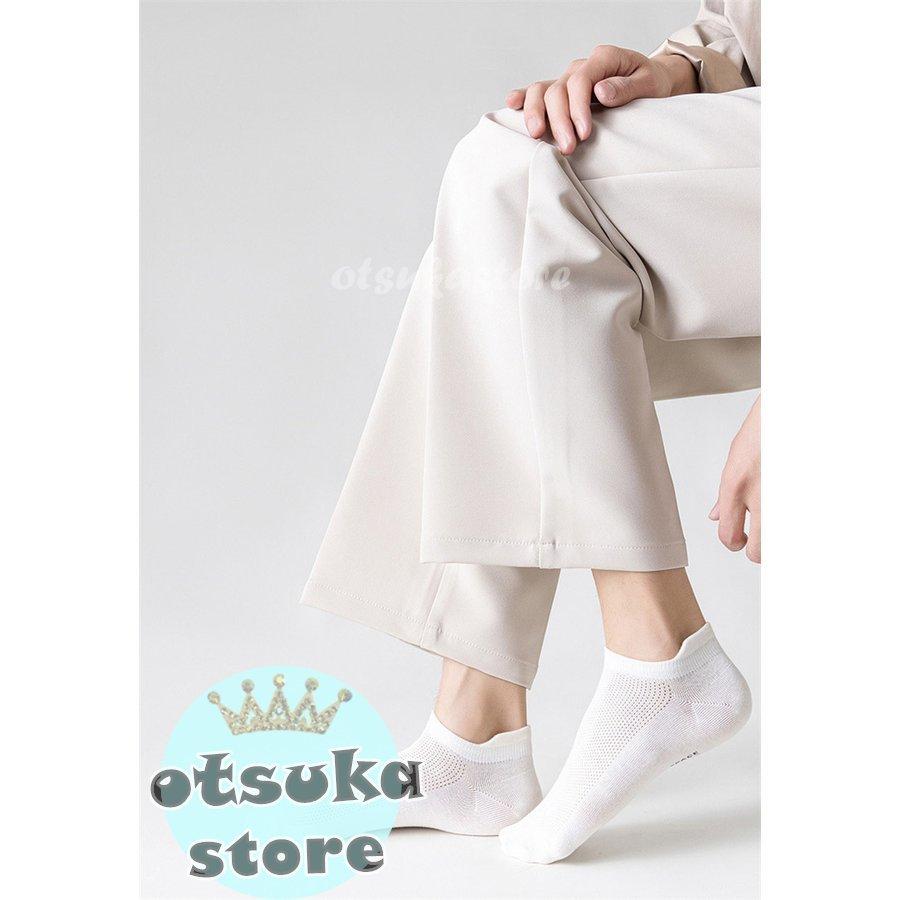 ショートソックス 5足組 脱げない靴下 フットカバー メンズ スリッポン 男性用 滑り止め 見えない 吸汗 くるぶし 抗菌 浅履き 通気 本日の目玉