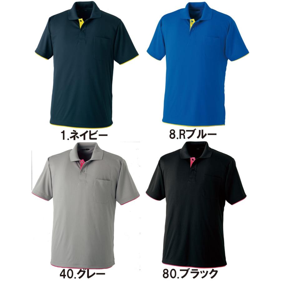 Kk 6018 吸汗速乾ポロシャツレイヤード1枚で人気の重ね着が楽しめる Kk 6018 作業服の店 オーツカ 通販 Yahoo ショッピング