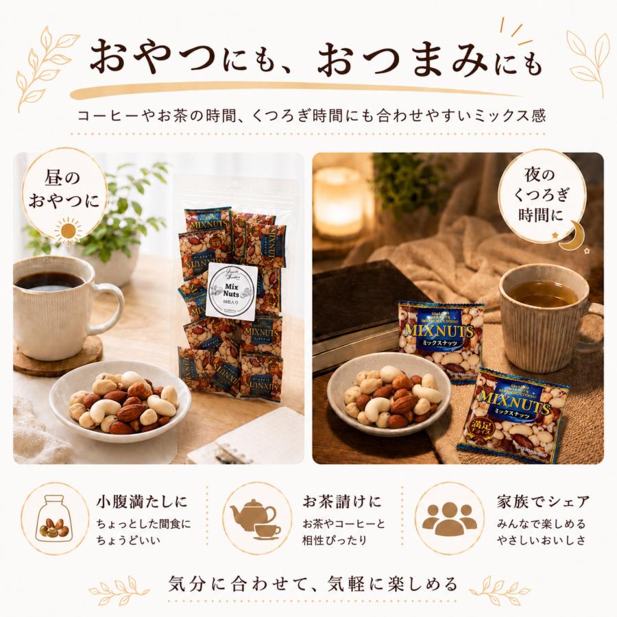 博屋 ミックスナッツ 小分け 個包装 4種 食物繊維 ビタミン おつまみ