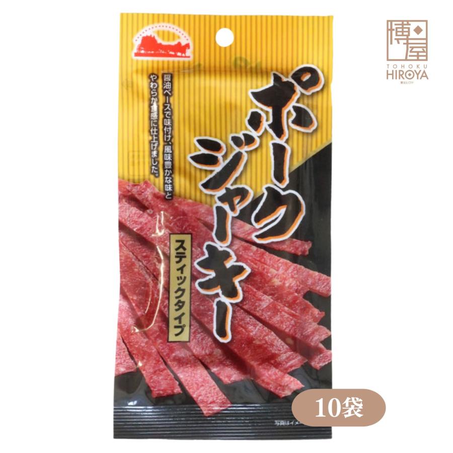 秋田オリオンフード ポークジャーキー 和風醤油味 スティック 国産