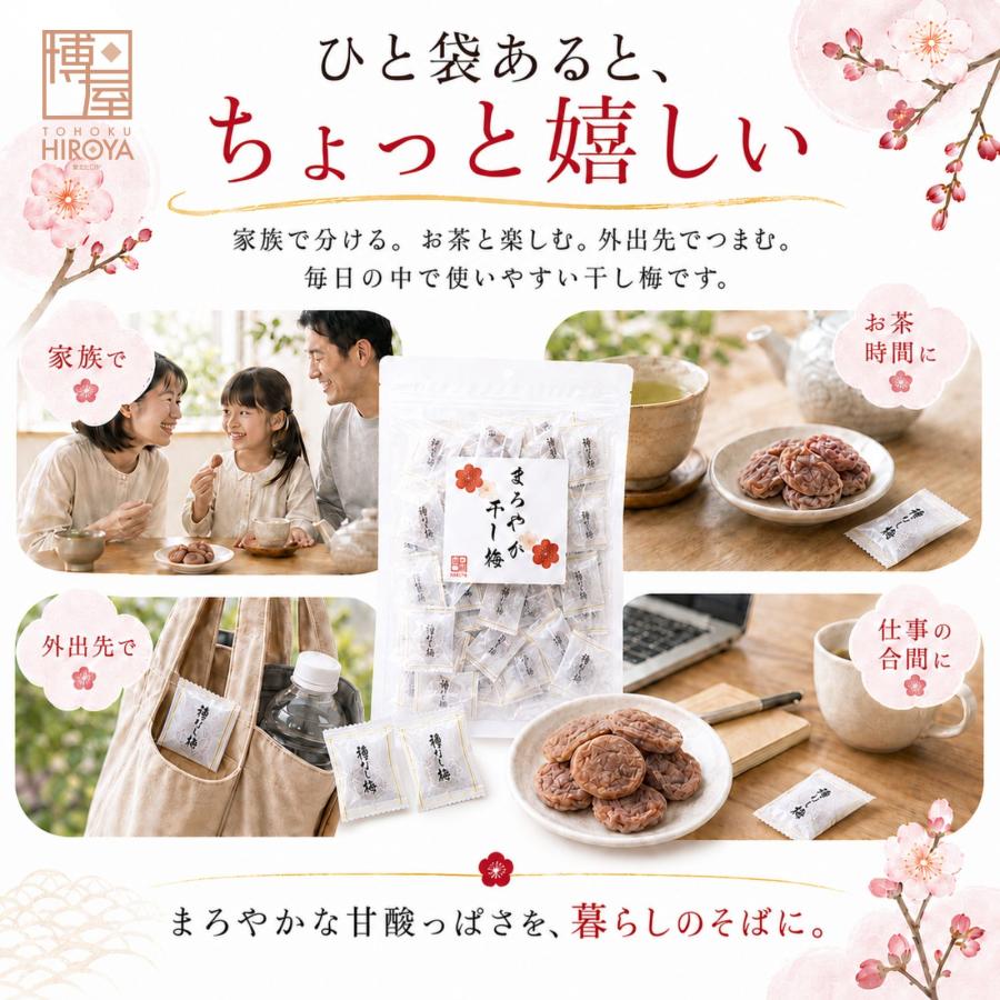 博屋 まろやか干し梅 種なし ドライフルーツ 個包装 干し梅 梅菓子