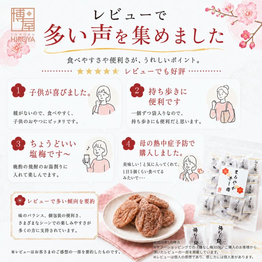 博屋 まろやか干し梅 種なし ドライフルーツ 個包装 干し梅 梅菓子