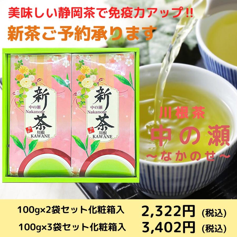 新茶 緑茶 川根茶 無農薬 日本茶セット 100g×２袋100g×３袋 激安先着 静岡茶ギフト 中の瀬 パーティを彩るご馳走や