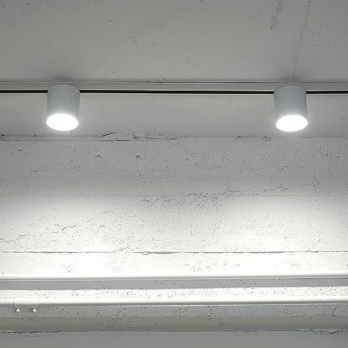 100％安い アートワークスタジオ グリッド ダウンライト ライティングレール専用 LED電球付き 40000時間 調色 (暖色/白色 切り替え可) ホワイト AW-0551E-WH