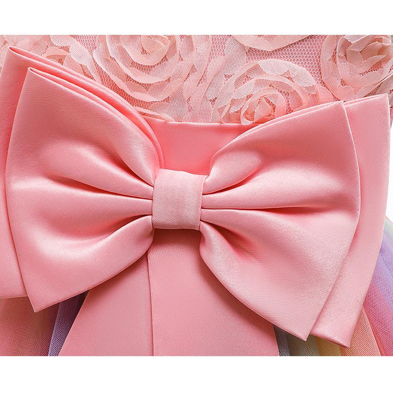 キッズ ドレス 子供 ピアノ発表会 結婚式 チュール レインボー フォーマルドレス | ブランド登録なし | 16