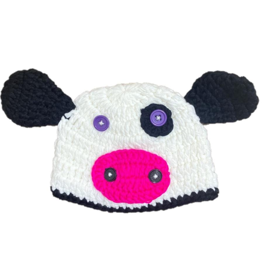 ニューボーンフォト セルフ 寝相 アート ベビーコスチューム コス プレ 衣装 新生児 撮影 帽子 うし | ブランド登録なし | 05