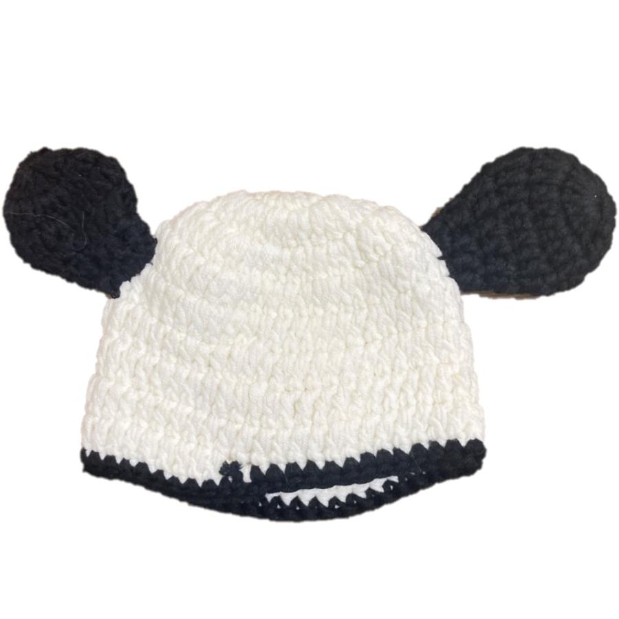 ニューボーンフォト セルフ 寝相 アート ベビーコスチューム コス プレ 衣装 新生児 撮影 帽子 うし | ブランド登録なし | 06