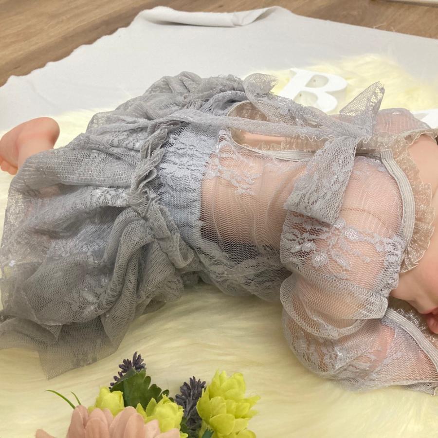 ニューボーンフォト セルフ 寝相 アート ベビードレス コス プレ 衣装 新生児 撮影 ドレス | ブランド登録なし | 03