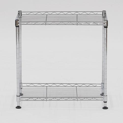 エイ アイ エス スチールラック ミニラック2段 Ks Mr2d メッキ 450x250x450mm おうちスタイル 通販 Yahoo ショッピング