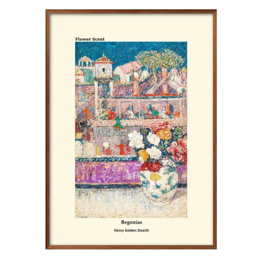ポスター 1-9617 花の香りシリーズ オリジナル商品 絵画 インテリア A3サイズ アート 新築祝い ギフト 模様替え 北欧  管理ID:（Yahoo!・お家で美術館）