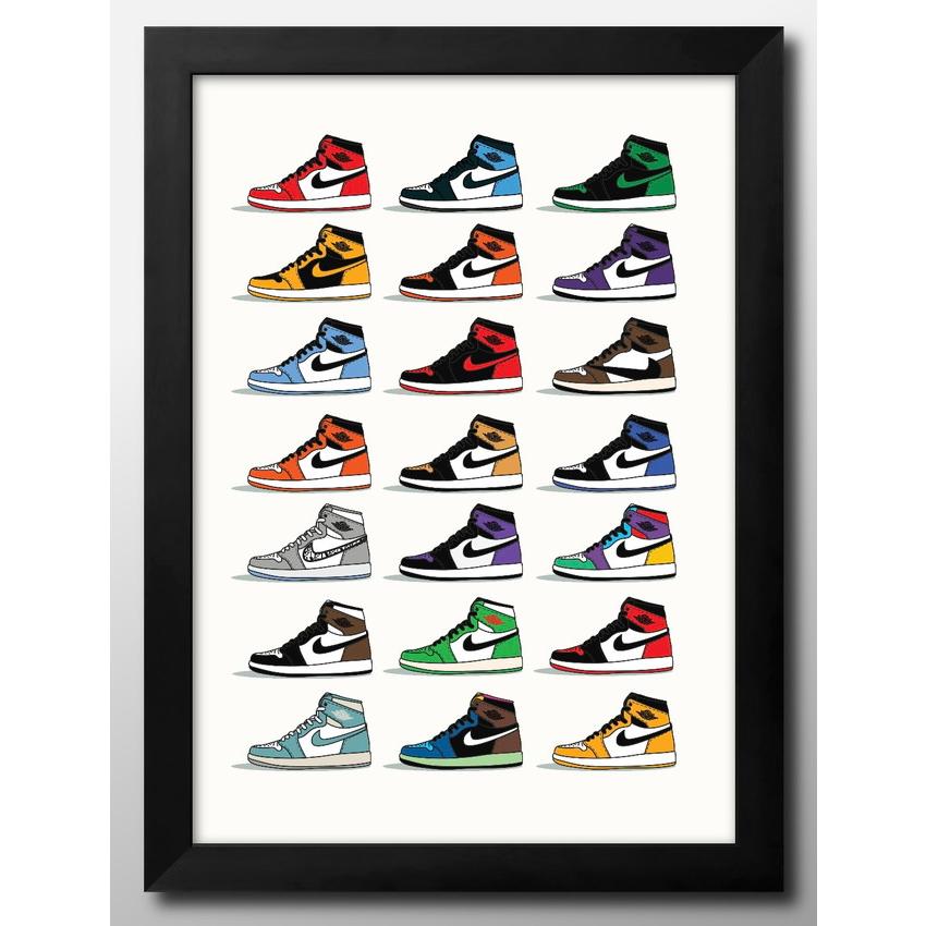 ポスター 12071ナイキ Nike スニーカー 絵画 インテリア A3サイズ アート 新築祝い ギフト 模様替え 北欧  管理ID:（Yahoo!・お家で美術館）