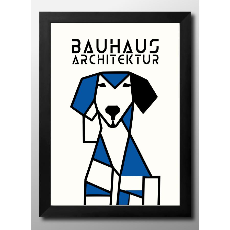 日本製 ポスター BAUHAUS ドッグ バウハウス 絵画 インテリア A3サイズ