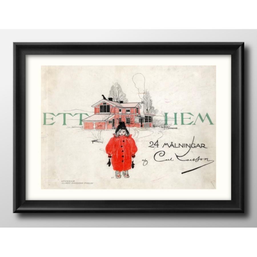 ポスター カール・ラーション ビンテージ広告 北欧 絵画 インテリア A3