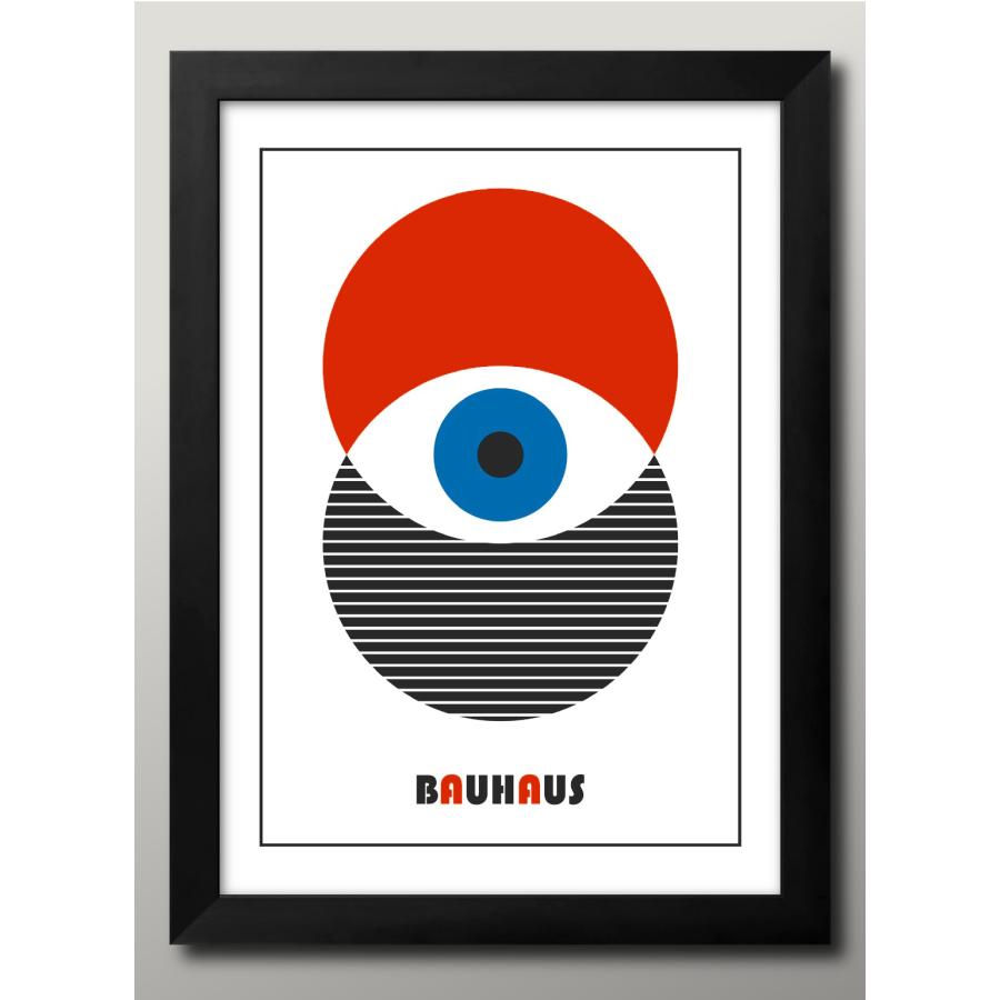 ポスター バウハウス BAUHAUS ミッドセンチュリー 絵画 インテリア A3