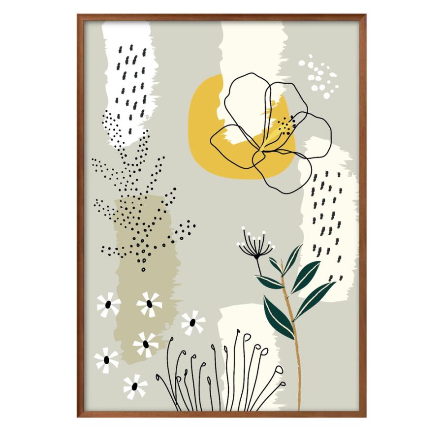 ポスター 6939 ボタニカル 植物 design 絵画 インテリア A3サイズ アート 新築祝い ギフト 模様替え 北欧  管理ID:（Yahoo!・お家で美術館）