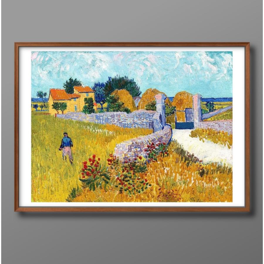 ポスター フィンセント・ファン・ゴッホ プロヴァンスの農家 絵画
