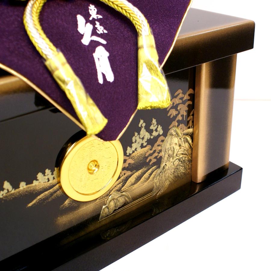 五月人形 久月 兜 コンパクト 収納飾り 家紋入れ 人形屋の桜竹 爆買 | 久月 | 13