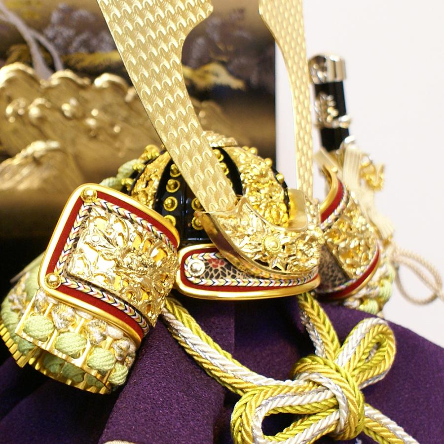 五月人形 久月 兜 コンパクト 収納飾り 家紋入れ 人形屋の桜竹 爆買 | 久月 | 04