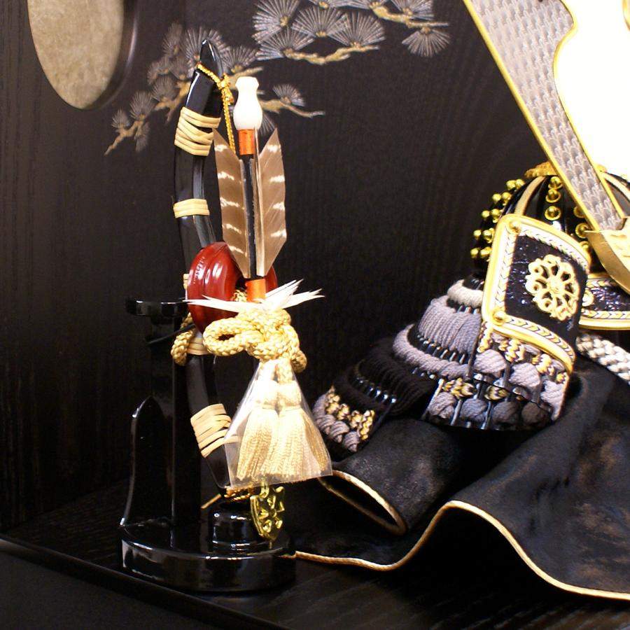 久月 五月人形 兜 コンパクト 収納飾り 家紋入れ 人形屋の桜竹 安い モダン おしゃれ 爆買 | 久月 | 06