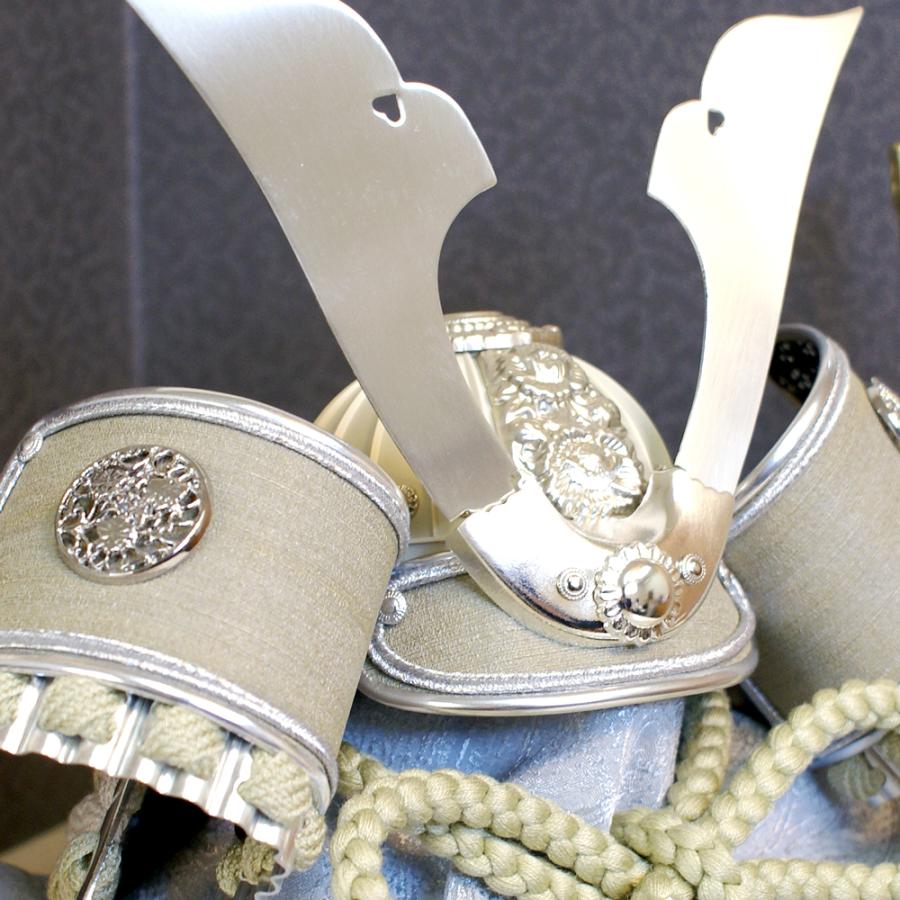 五月人形 久月 兜 コンパクト 収納飾り モダン 家紋入れ 人形屋の桜竹 爆買 | 久月 | 04