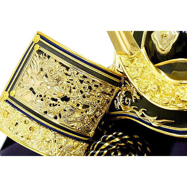 かぶれる兜 久月 五月人形 飾り台付き平飾り 着用兜 高級感 豪華 人形屋の桜竹 爆買 | 久月 | 05