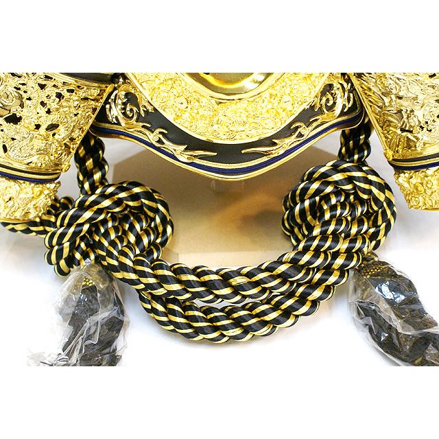 かぶれる兜 久月 五月人形 飾り台付き平飾り 着用兜 高級感 豪華 人形屋の桜竹 爆買 | 久月 | 06