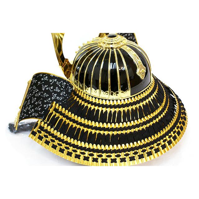 かぶれる兜 久月 五月人形 飾り台付き平飾り 着用兜 高級感 豪華 人形屋の桜竹 爆買 | 久月 | 07