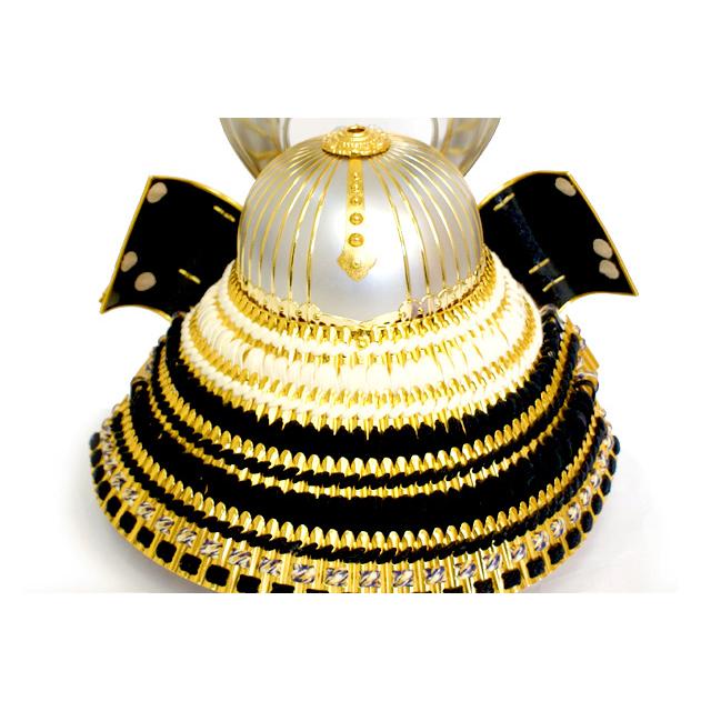 かぶれる兜 五月人形 久月 家紋付き 着用 収納飾り おしゃれ 豪華 人形屋の桜竹 爆買 | 久月 | 07