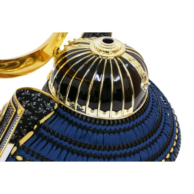 久月 かぶれる兜 五月人形 収納飾り「伊達政宗 着用兜」1343 ヤ  