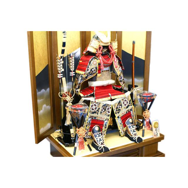 着れる鎧！五月人形 久月 家紋入れ 着用鎧 豪華 高級仕立て | 久月 | 01