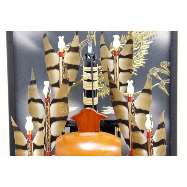 久月 破魔弓 久月作 興安 ガラスパノラマケース飾り 252013 ご購入特典