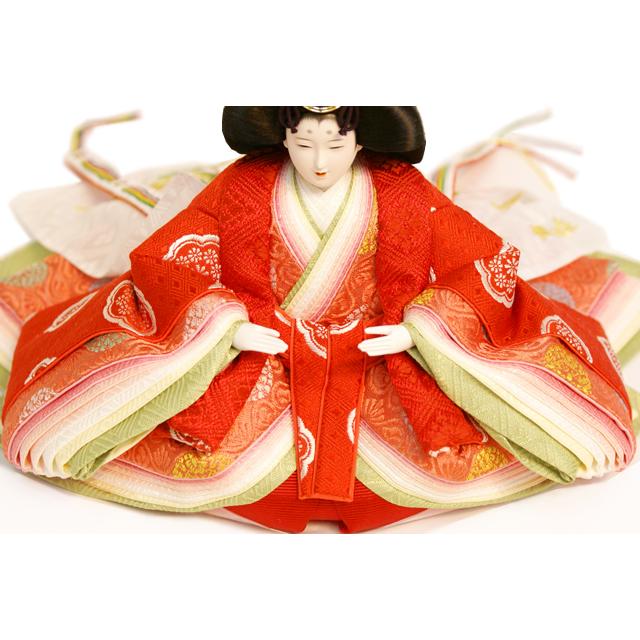 吉徳大光 雛人形 江都みやび 正絹 束帯十二単 春窓雛 親王飾り 305-157